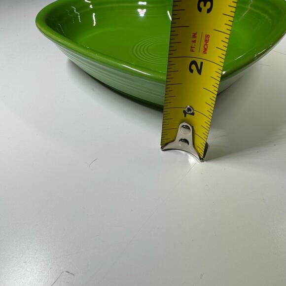 Fiesta Lemongrass Heart Bowl 8” HLC USA Ceramic Dishware - Picture 7 of 7